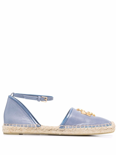 Shop Tory Burch Flat Shoes Clear Blue