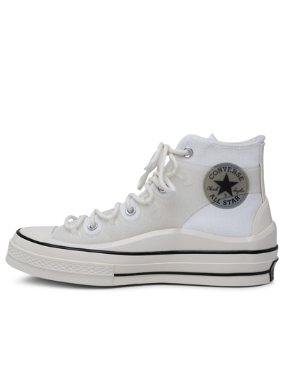 Shop Converse White Cotton Chuck 70 Sneakers