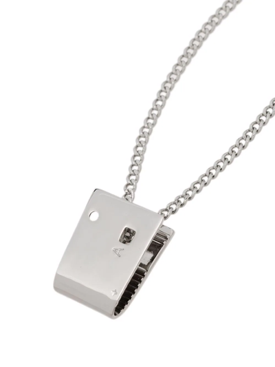Shop Alyx Lightercap Pendant Necklace In Silver