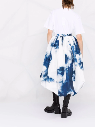 Plan C Pili & Bianca Patch Jersey T-shirt In Weiss