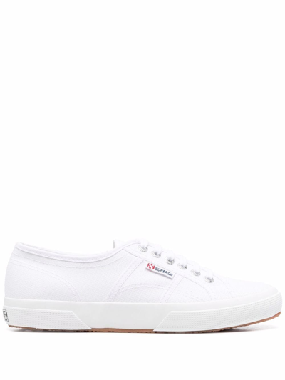 Shop Superga Logo-tag Low Top Sneakers In Weiss