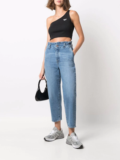 Shop 7 For All Mankind Ease Dylan Sign Boyfriend Jeans In Blau
