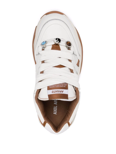 Shop Axel Arigato Catfish Lo Sneakers In Weiss