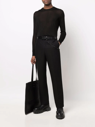 Sapio Long Sleeve Jumper In Schwarz