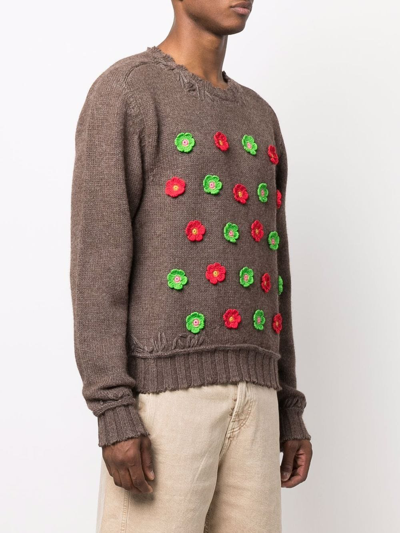 Shop Phipps Garden Design Jumper In Braun