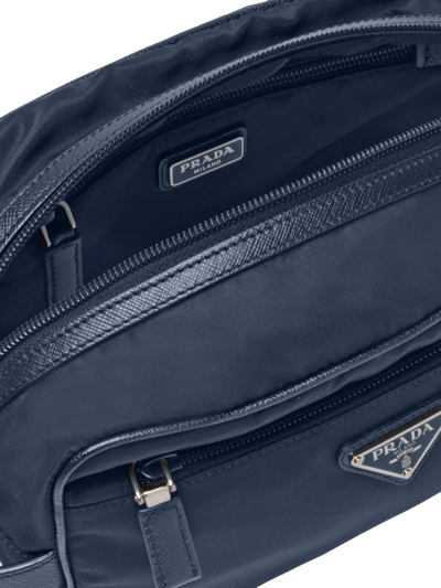 Prada Re-nylon Cosmetic Pouch In Blue