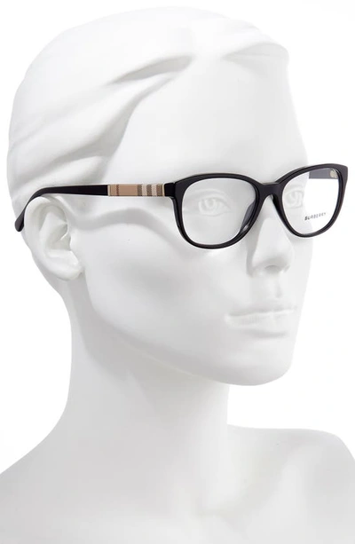 Shop Burberry 52mm Optical Glasses In Black