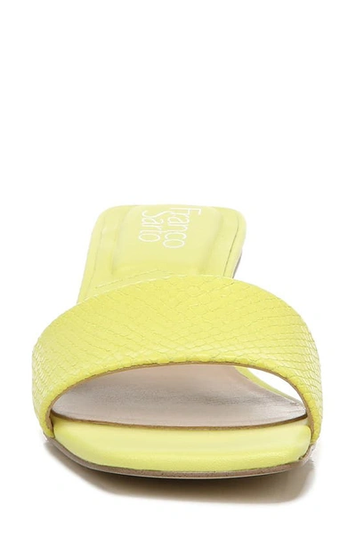 Shop Franco Sarto Cruella Slide Sandal In Limeade