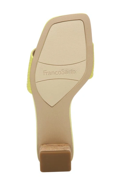 Shop Franco Sarto Cruella Slide Sandal In Limeade
