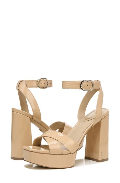 Shop Sam Edelman Nolita Platform Sandal In Beige Blush