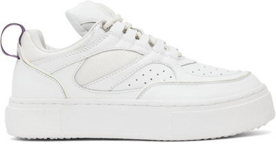 Eytys Sidney Panelled Sneakers In White