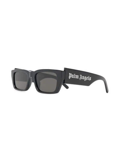 Palm Angels Palm Rectangle-frame Sunglasses In Black