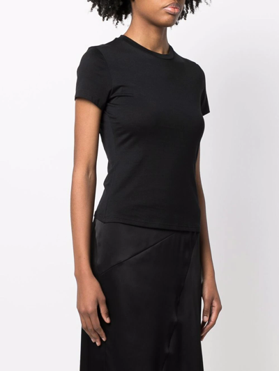 Theory Tiny Tee 2 Nebulous Organic Cotton Top In Black