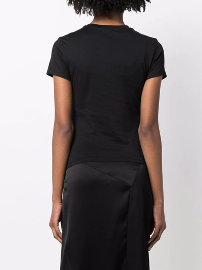 Theory Tiny Tee 2 Nebulous Organic Cotton Top In Black