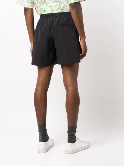 Shop John Elliott Elasticated-waist Shorts In Black