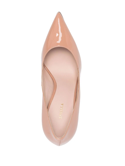 Le Silla Pointed-toe Stiletto Heels In Nude
