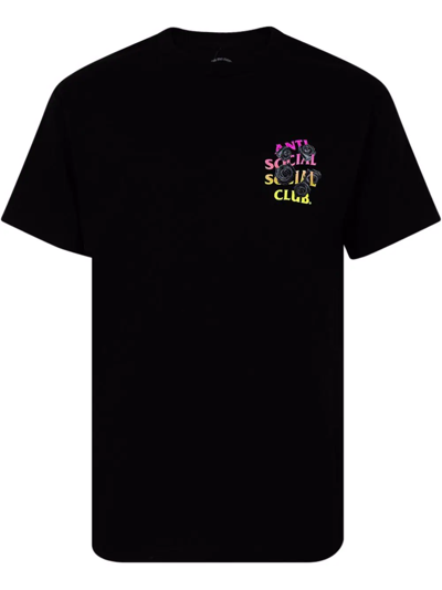 Shop Anti Social Social Club In The Lead T-shirt In Schwarz