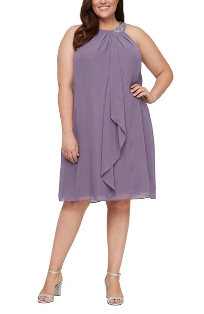 white christmas dresses Chocolate chiffon back cascade dress