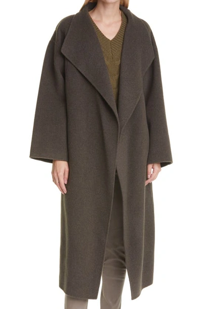 frame double face wrap coat