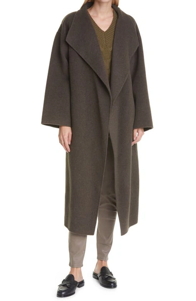frame double face wrap coat