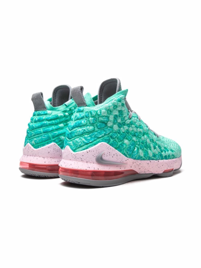 Shop Nike Lebron 17 "south Beach" Sneakers In Green