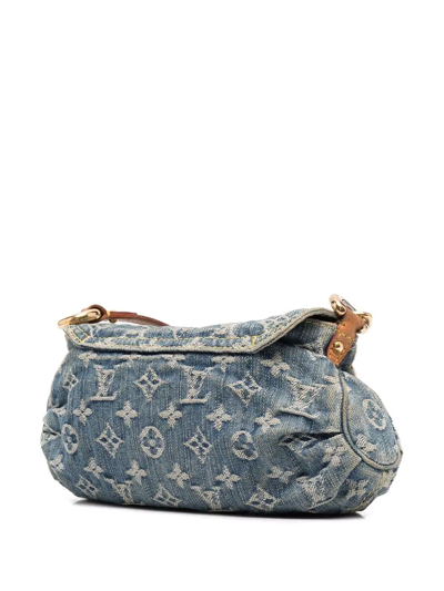 Louis Vuitton 2006 Pre-Owned Denim Monogram Pleaty Handbag - Blue for Women