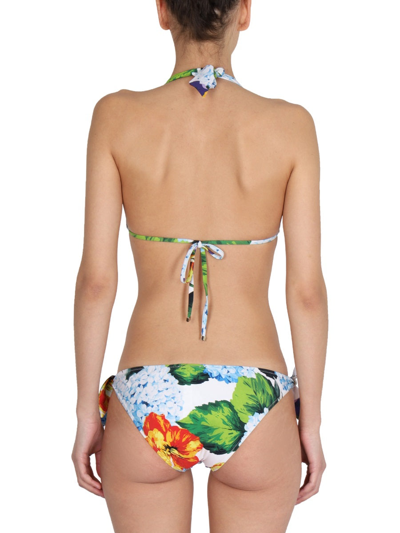 Shop Dolce & Gabbana Hortense Print Bikini In Multicolour