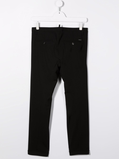 Shop Dsquared2 Slim-cut Trousers In Black