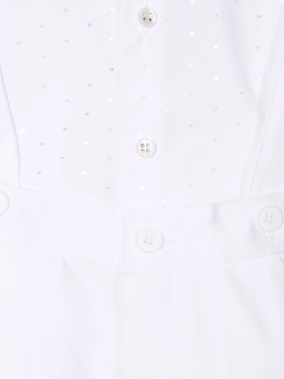 Shop Colorichiari Polka Dot-print Suit In Grey