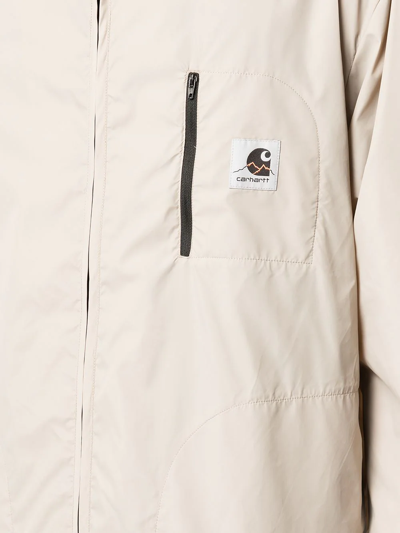 Shop Carhartt Zip Pocket Bomber Jacket In Skin Tones