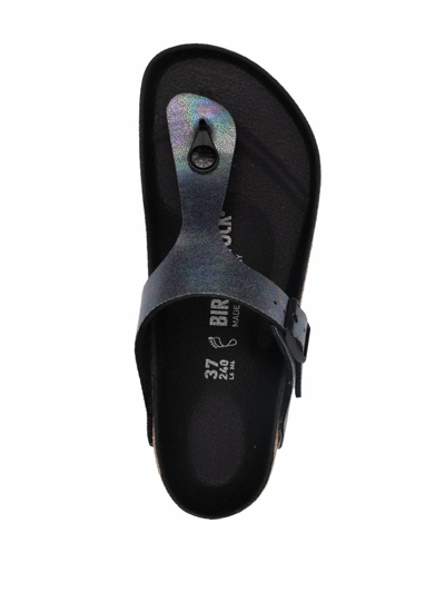 Shop Birkenstock Buckle-fastening Open-toe Sandals In Black