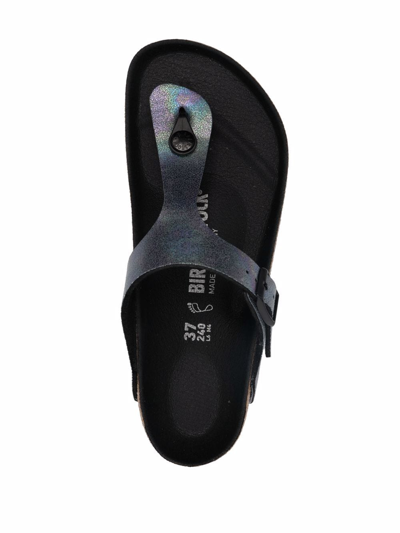 Birkenstock Buckle-fastening Open-toe Sandals In Black