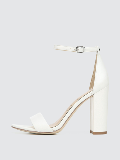 Shop Sam Edelman Yaro Heel In Bright White
