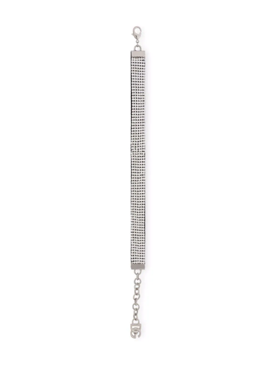 Shop Dolce & Gabbana Crystal-embellished Choker In Silver