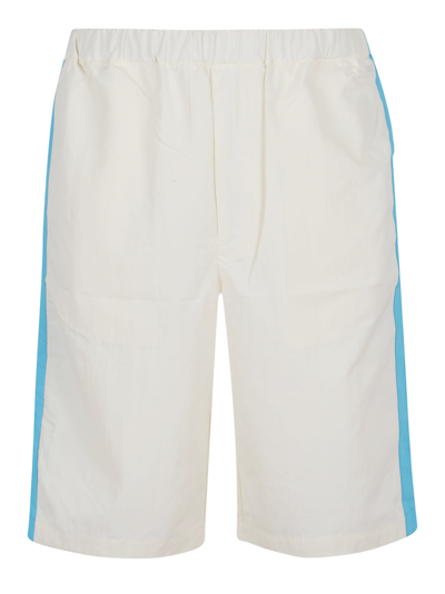 Shop Kenzo Colour Block Elastic Waist Shorts In Multi