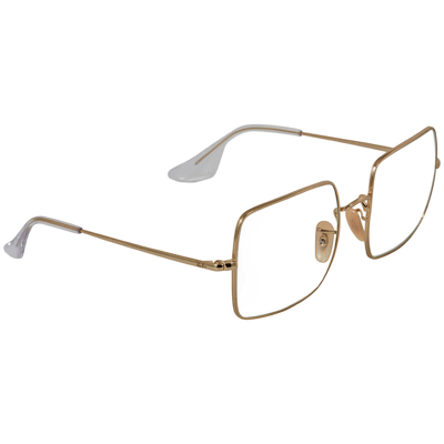 Shop Ray Ban Square 1971 Clear Evolve Grey Photochromic Unisex Sunglasses Rb1971 001/5f 54 In Gold Tone,grey