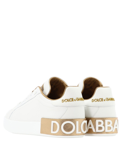 Shop Dolce & Gabbana "portofino" Sneakers In White