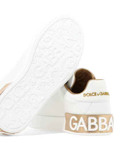 Shop Dolce & Gabbana "portofino" Sneakers In White