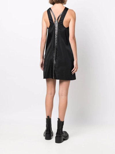 Givenchy Strap-detail Cut-out Sleeveless Shift Dress In Black