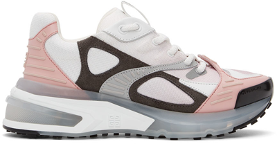 Shop Givenchy White & Pink Giv 1 Tr Sneakers In 149 White/pink