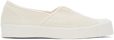 Shop Spalwart Off-white Special V Slip-on Sneakers In Cream