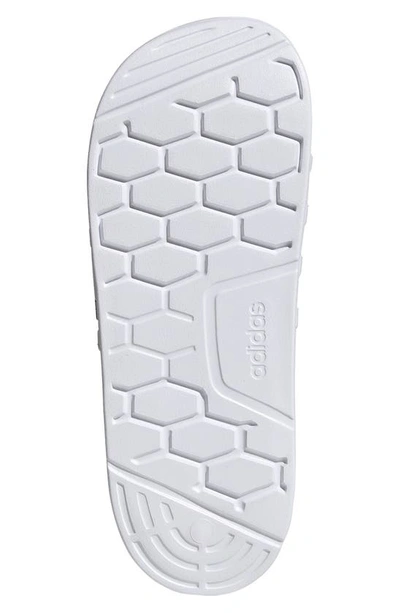 Shop Adidas Originals Racer Slide Sandal In Ftwr White/core Black