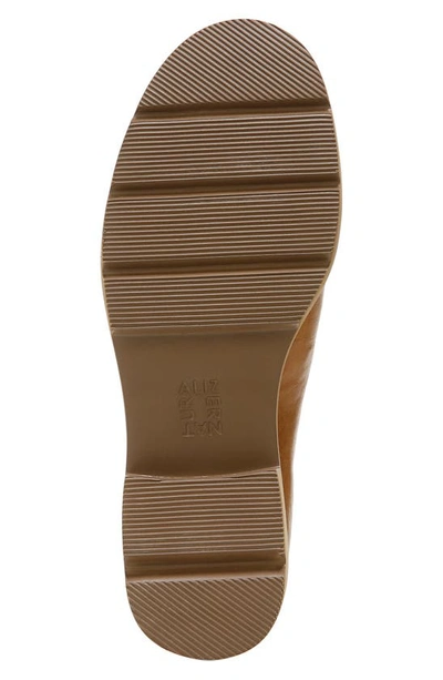 Naturalizer Darry Womens Lugged Sole Slip On Loafer Heels In Toffee