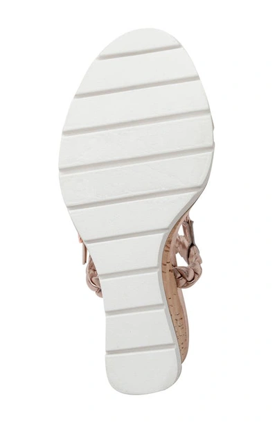 Shop Linea Paolo Esie Ankle Strap Wedge Sandal In Rose Quartz