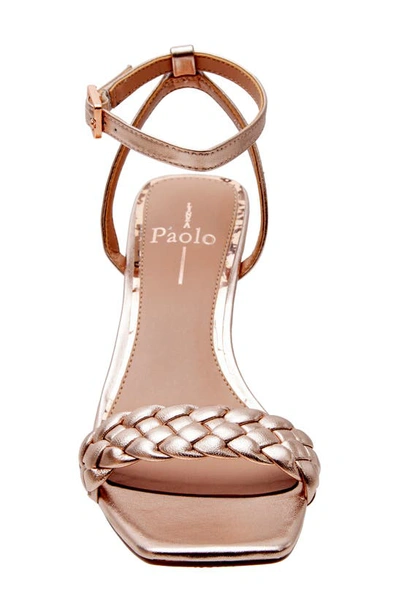Shop Linea Paolo Holly Ankle Strap Sandal In Rose Quartz