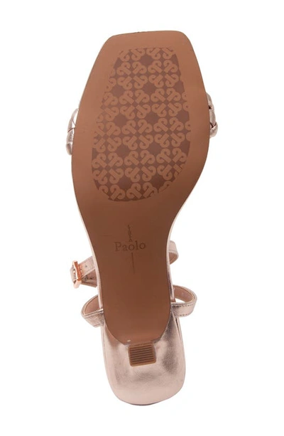 Shop Linea Paolo Holly Ankle Strap Sandal In Rose Quartz