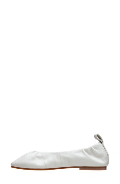 Shop Linea Paolo Newry Ballet Flat In Eggshell