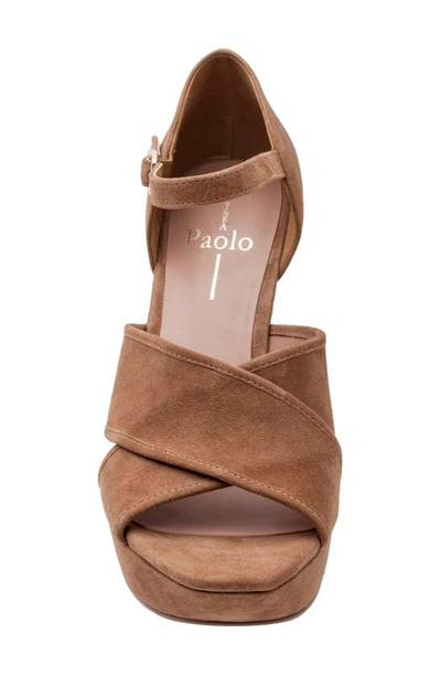 Shop Linea Paolo Imogene Platform Sandal In Tan