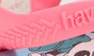 Shop Havaianas Baby Disney Classics Flip Flop In Pink/ Pink