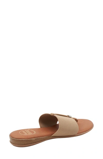Shop Andre Assous Nice Featherweights™ Slide Sandal In Beige